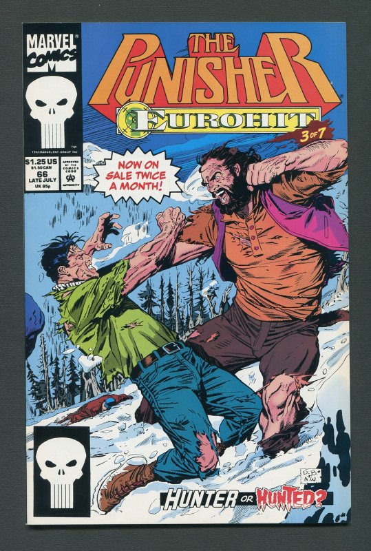 Punisher #66 / 9.0 VFN/NM - 9.2 NM-  July 1992