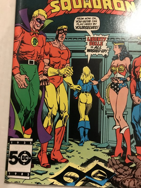 All-Star Squadron #45 : DC 5/85 VG; Liberty Belle, WW2 Nazi battle