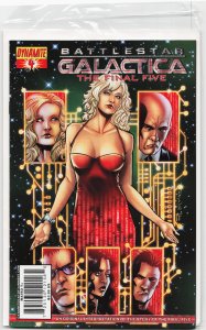Battlestar Galactica: The Final Five #4 Cover B (2009) Battlestar Galactica