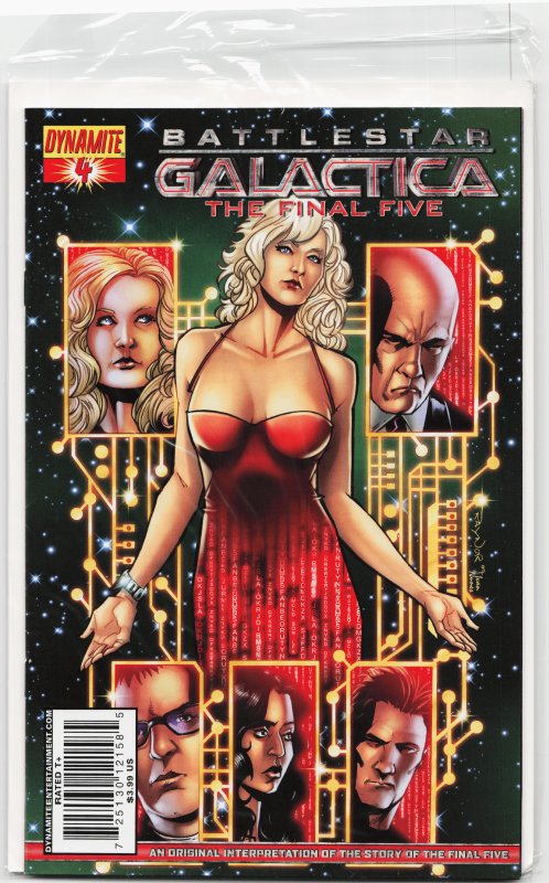 Battlestar Galactica: The Final Five #4 Cover B (2009) Battlestar Galactica