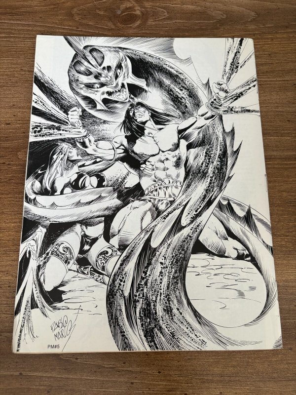 Savage Sword Conan # 233 VG Marvel Comic Book Magazine Barbarian Sonja 7 J307