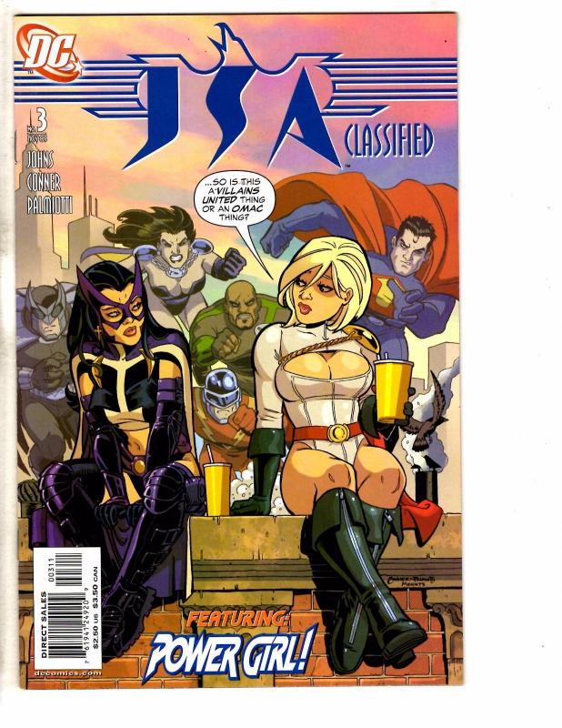 Lot Of 3 JSA Classified DC Comic Books # 1 3 4 Power Girl Justice Society J247