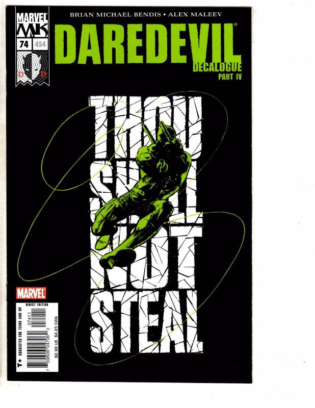 5 Daredevil Marvel Comic Books # 71 72 73 74 75 NM 1st Prints Spider-Man AK4