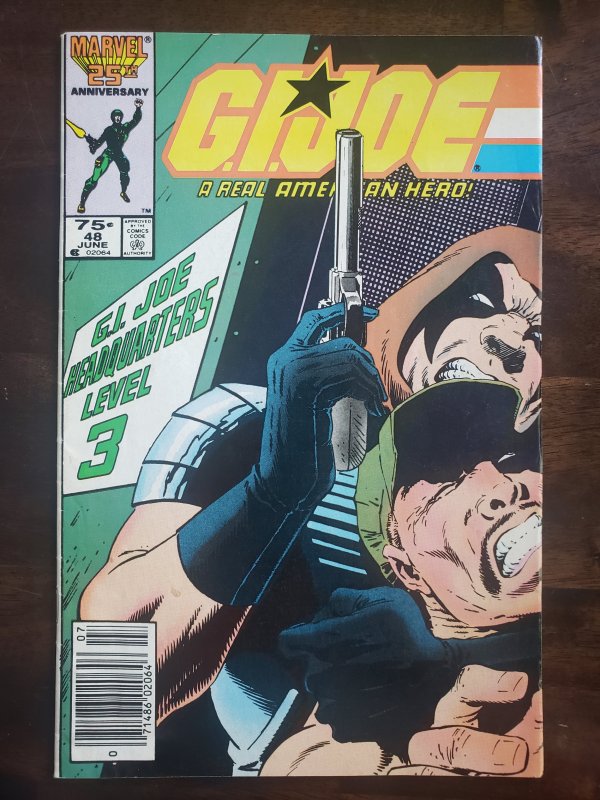 G.I. Joe: A Real American Hero 48 Newsstand 1st appearance of Sgt. Slaughter