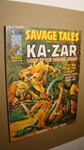 SAVAGE TALES 8 *SOLID COPY* SHANNA THE SHE-DEVIL GLOSSY ZABU KA-ZAR CONAN 