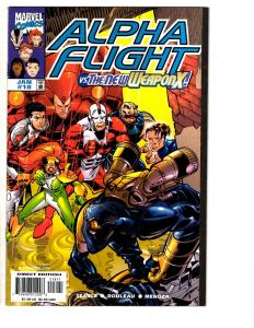 3 Alpha Flight Marvel Comic Books # 18 19 20 X-Men Weapon X Seagle Rouleau MS10