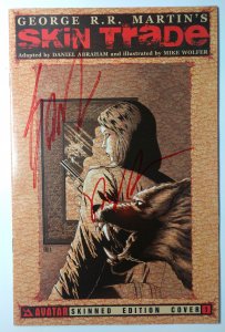 George R.R. Martin's Skin Trade #3  (8.0, 2013) signed by Martin & Abraham