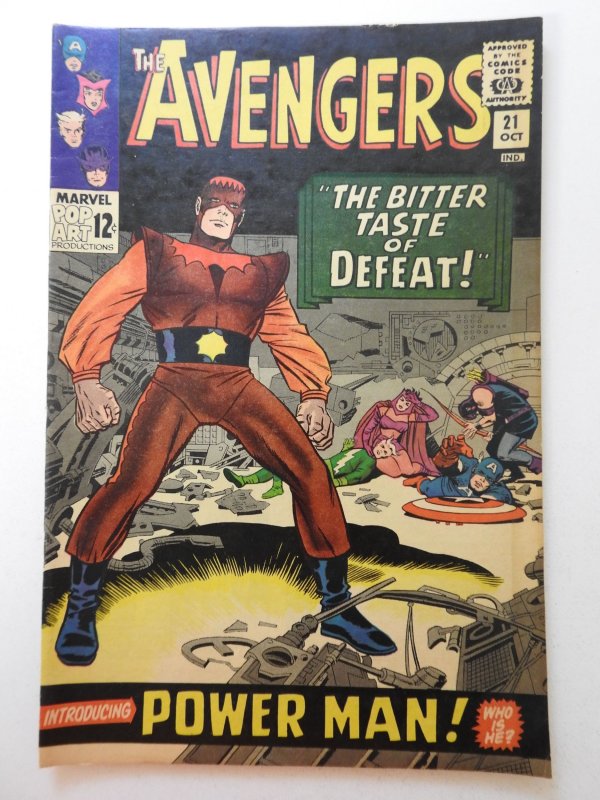 The Avengers #21 (1965) 1st Appearance Power Man!! Gorgeous VF Condition!!