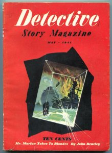 Detective Story Pulp May 1941- Mr Marlow Takes to Blondes VG+