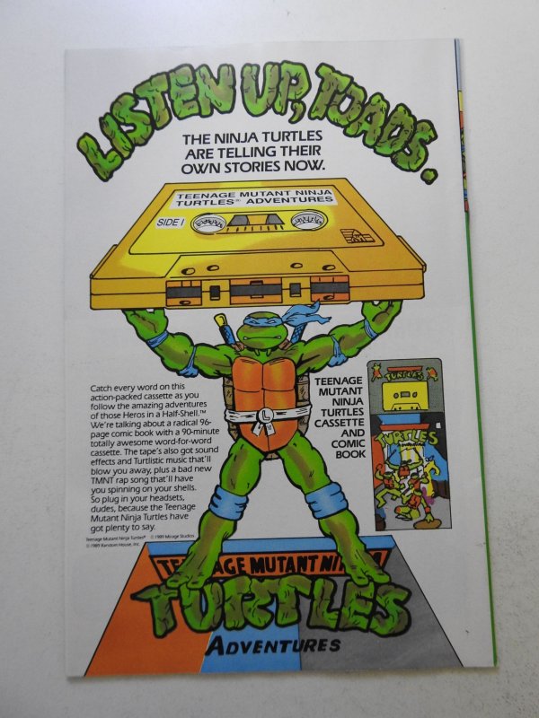 Teenage Mutant Ninja Turtles Adventures #3 (1989) Signed X4+Remark!! NM-!!