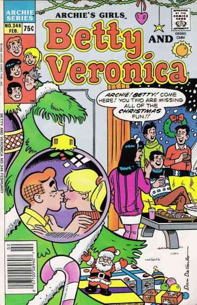 Archie's Girls Betty And Veronica #346 FN ; Archie | Kiss Cover