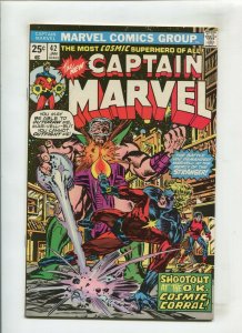 CAPTAIN MARVEL #42 (8.5) SHOOTOUT AT THE OK COSMIC CORRAL!! 1978