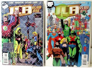 JLA Year One Lot 2 #11, 12 1998 DC Green Lantern Black Canary Comics
