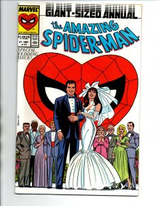 Amazing Spider-man Annual #21 Both Editions - Mary Jane - Wedding - 1987 - NM