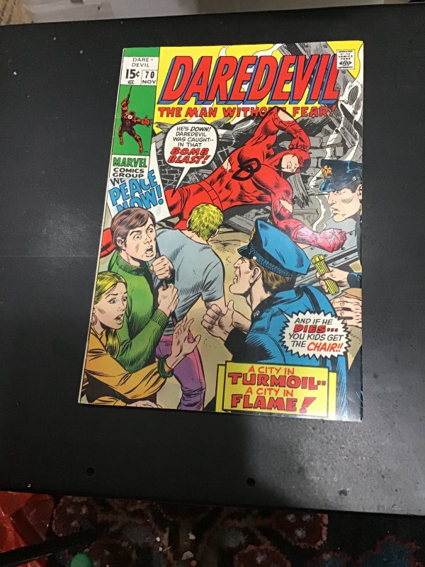 Daredevil #70 (1970) 1st The Tribune! High-Grade! NM- Oregon CERT! Wow!