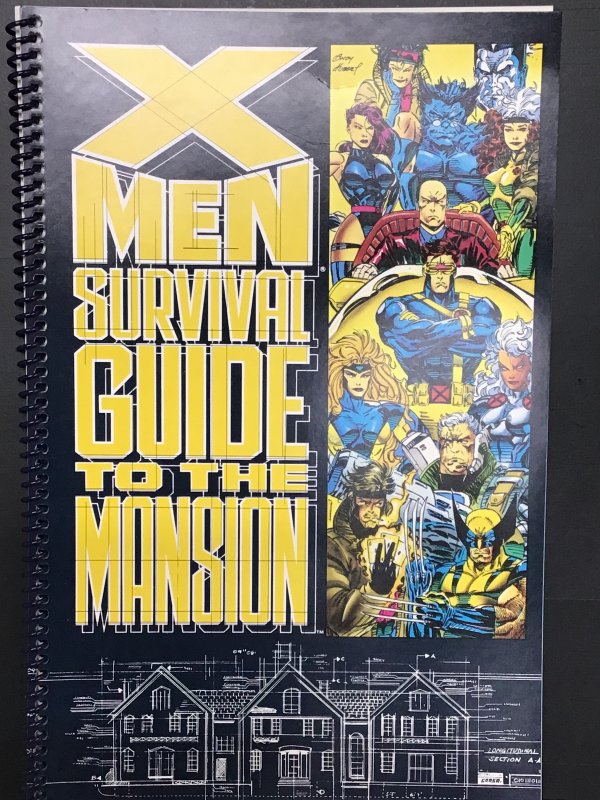 X-Men Survival Guide To The Mansion (1993) (JH)