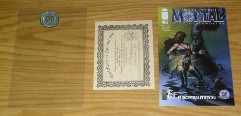 More Than Mortal: Otherworlds #1 VF/NM dynamic european variant w/COA (1,500)