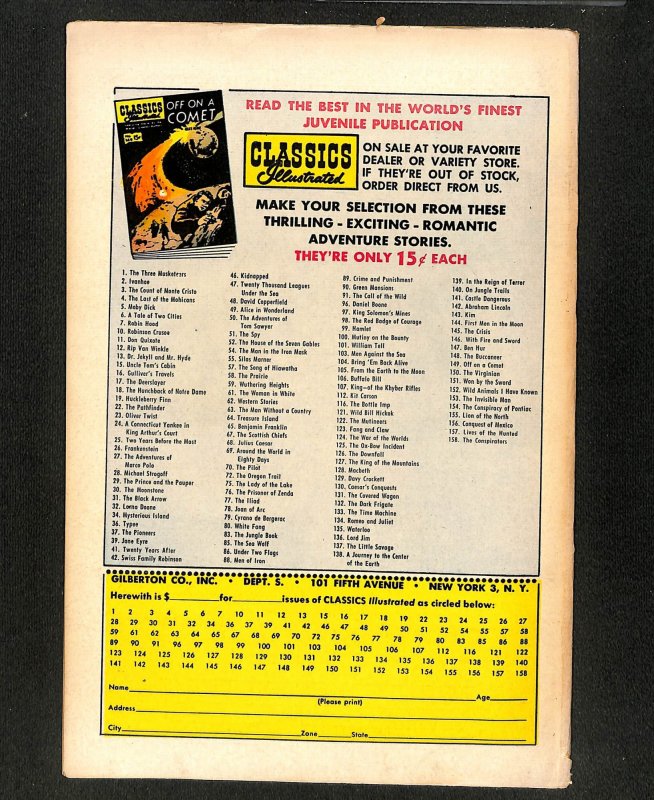 Classics Illustrated #101