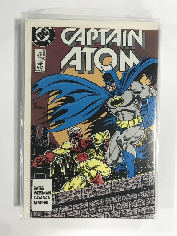 Captain Atom #33 (1989) FN3B120 FN FINE 6.0