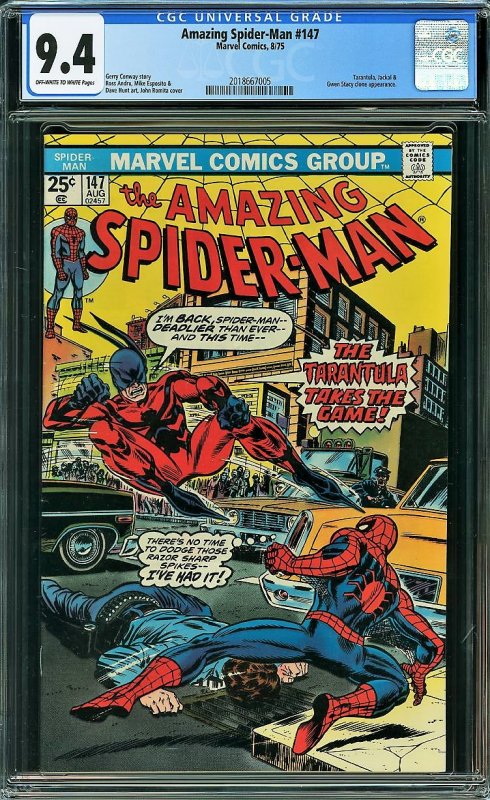 Amazing Spider-man #147 (Marvel, 1975) CGC 9.4