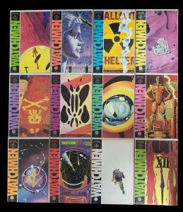 Watchmen #1-12 Complete Set 1st Rorschach Manhattan Ozy 1st Printing 1986 FN/VF