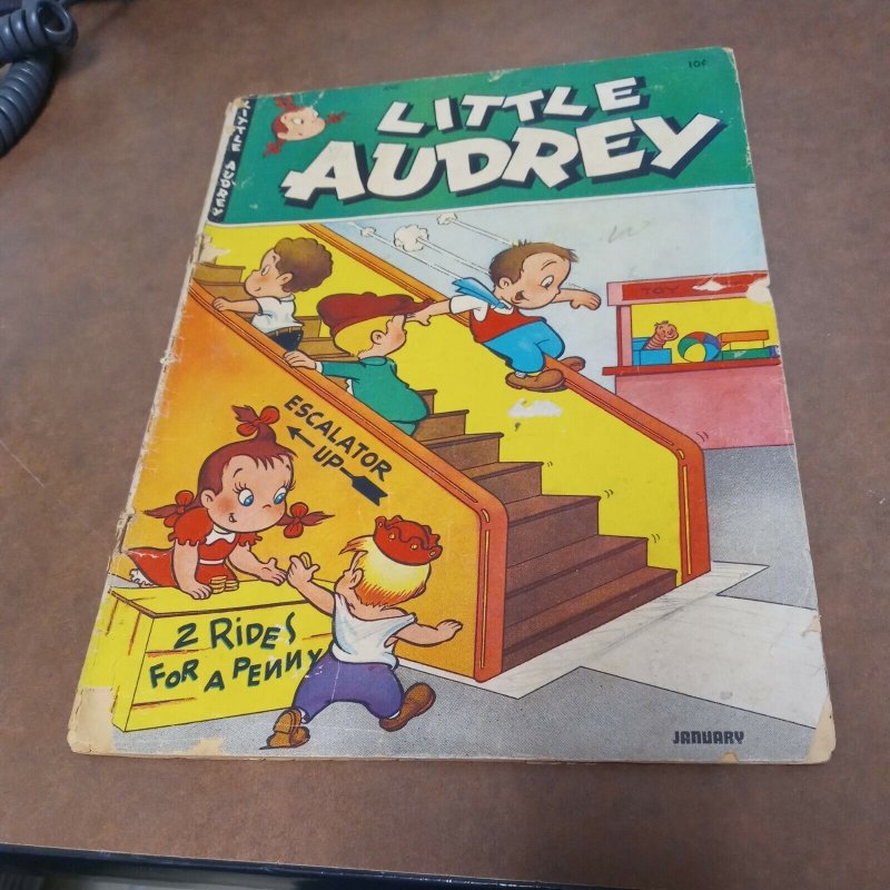 Little Audrey #8 golden age pre-code Girls cartoon classic 1949 St John Comics