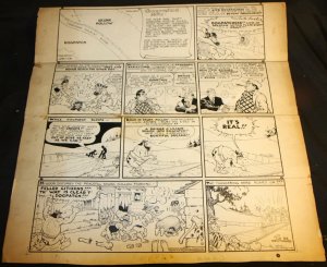 Li'l Abner Sunday Strip - 9/8/1940 Signed art by Al Capp 
