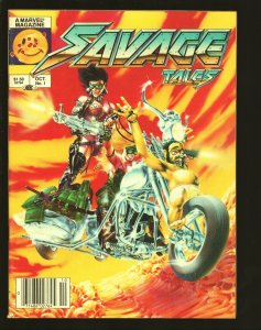 Savage Thrills #6 1986-ohn -Sam Glanzman-John Buscemi-violent thrills-Motorcy...
