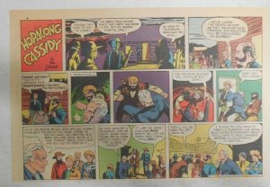 Hopalong Cassidy Sunday Page by Dan Spiegle from 10/21/1951 Size 7.5 x 10 inches