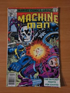 Machine Man #6 Newsstand Variant ~ FINE FN ~ 1978 Marvel Comics