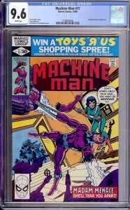 Machine Man #17 (Marvel, 1980) CGC 9.6