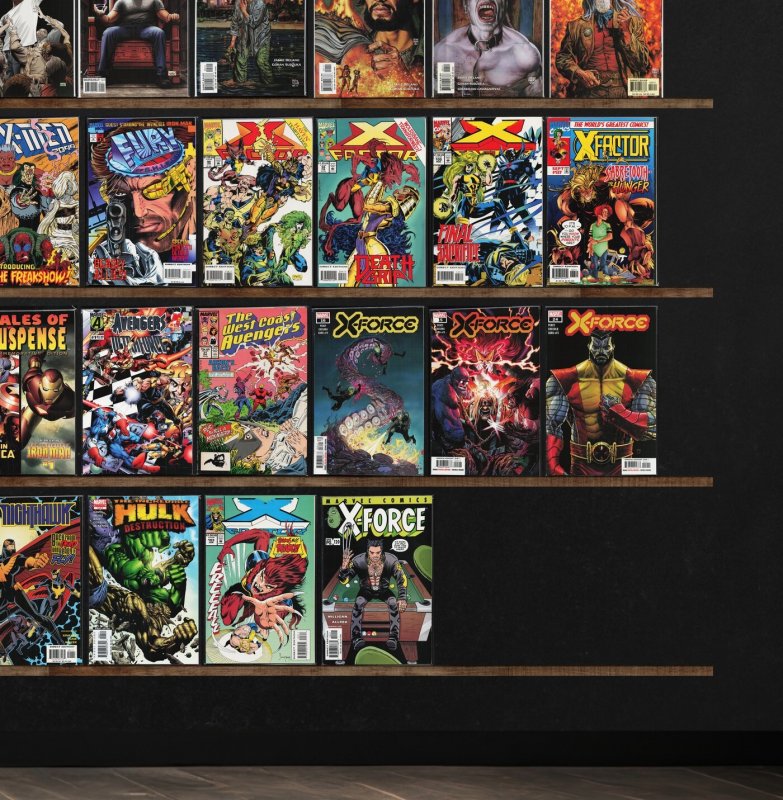 Huge Lot 150+ Comics with X-Factor, X-Force, Outlaw Nation & More!