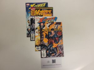 4 Marvel Comics #5 X-Men Deadly Genesis + #3 6 X-Force + #1 Wolverine 103 TJ19