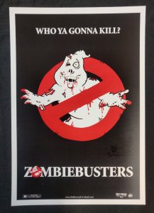 ZombieBusters - 13 x 19 Ghostbusters Parody Movie Poster SIGNED by Matt Busch