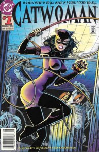 Catwoman (2nd series) #1 (Newsstand) FN ; DC | Jim Balent Embossed Cover