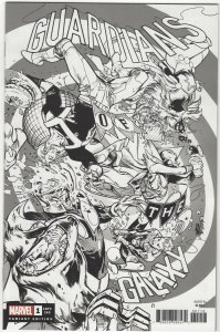 (2020) GUARDIANS OF THE GALAXY #1 ONE PER STORE PARTY SKETCH VARIANT COVER! GOTG