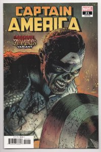 Captain America #21 Marvel Zombies Variant (2018) VF [ITC728]