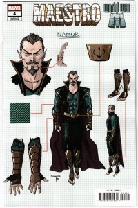 Maestro: World War M (2022) #4 NM German Peralta 1:10 Variant Cover