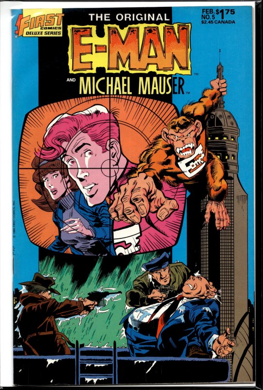 The Original E-Man and Michael Mauser #5 (1986) E-Man