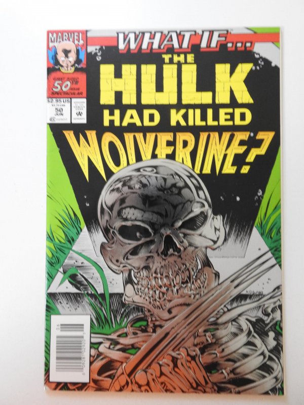 What If...? #50 (1993) Hulk Had Killed The Wolverine? Sharp VF+ Condition!