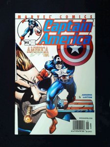 Captain America #45 (3Rd Series) Marvel Comics 2001 Vf+ Newsstand