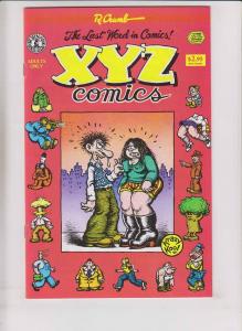 XYZ Funnies #1 VF/NM (9th) print - robert crumb - underground comix