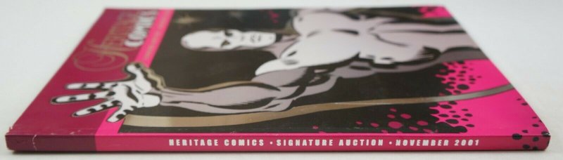 Heritage Comics Signature Auction Catalog November 2001 w CD Silver Surfer cover 