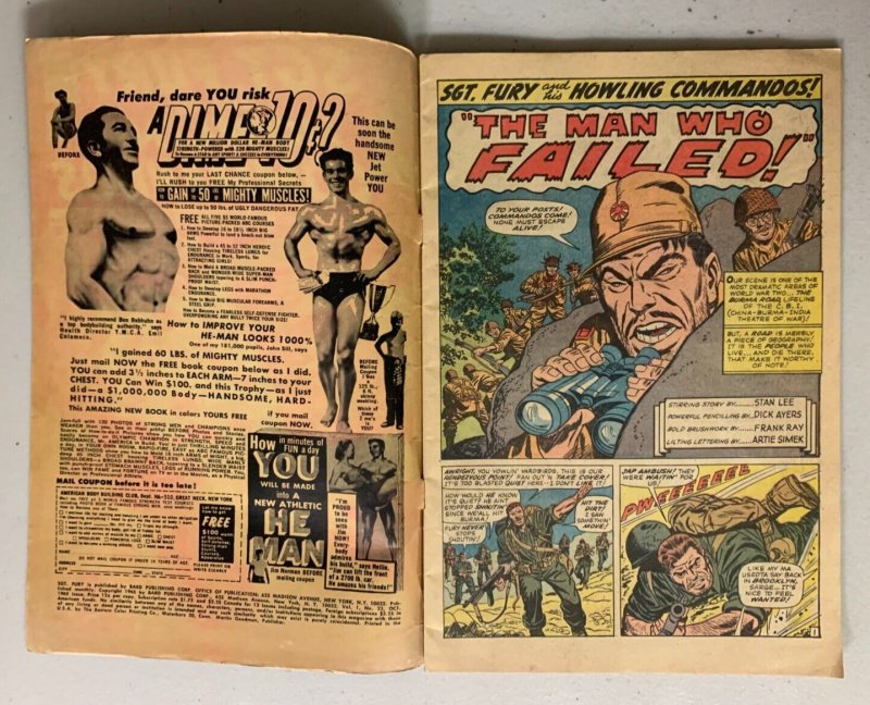 Sgt. Fury Howling Commandos #23 Marvel (3.5 VG-) Fury in Burma (1965)