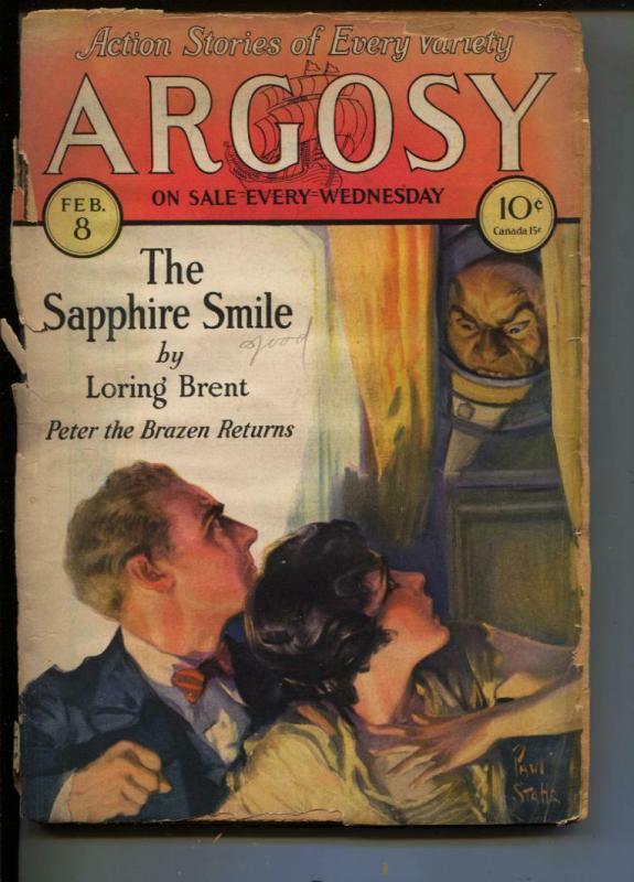 Argosy All-Story Weekly-Pulp-2/8/1930-Loring Brent-Ray Cummings