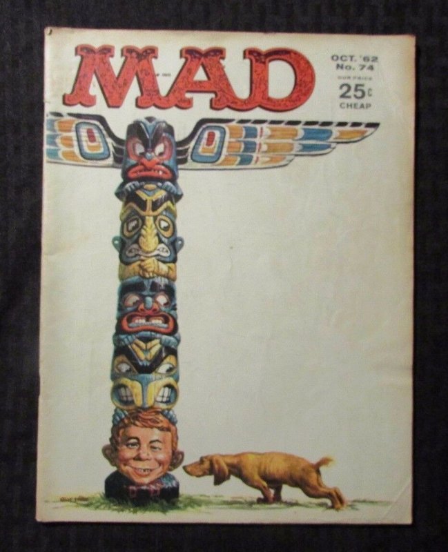 1962 MAD Magazine #74 VG- 3.5 Spy vs Spy