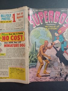 Superboy #49 - Curt Swan cover -  1st Metallo (Jor El's robot) - 1956 - FR