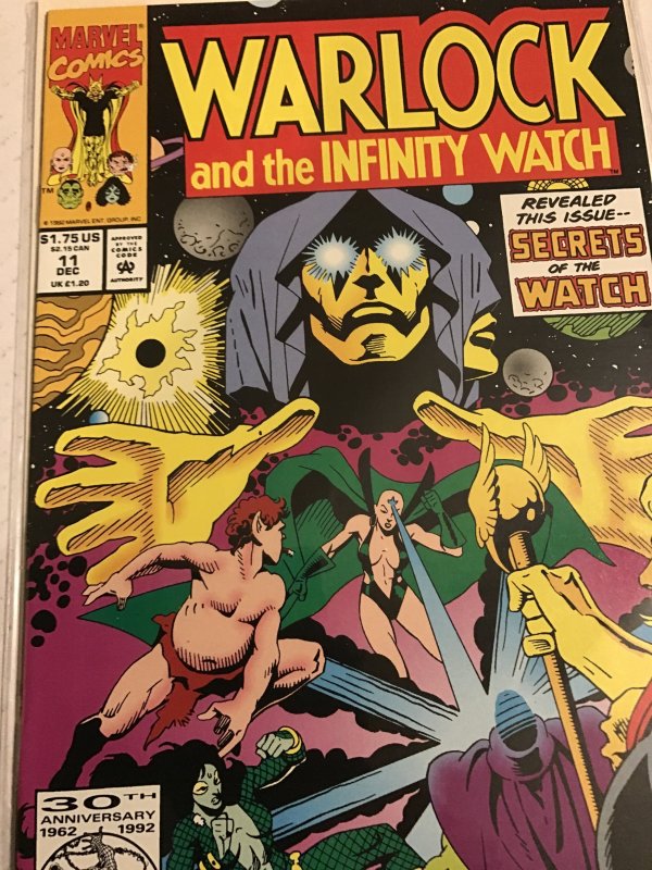 WARLOCK and the INFINITY WATCH #11 : Marvel 11/92 NM-