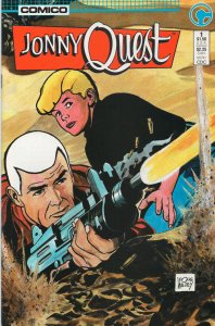 Jonny Quest #1 - Doug Wildey Cover - 1986 (Grade 9.2+)