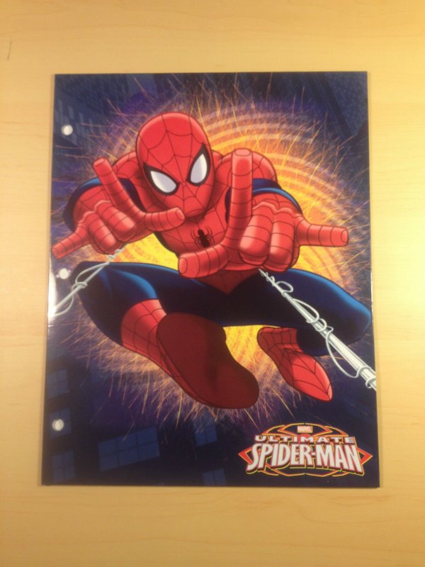 Ultimate Spider-man School collectors Folder Marvel